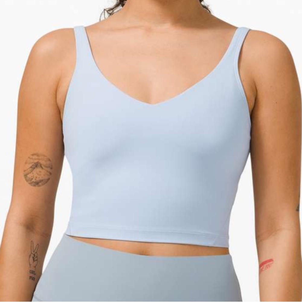 Lululemon Align Tank - Blue, size 10. Good used condition.